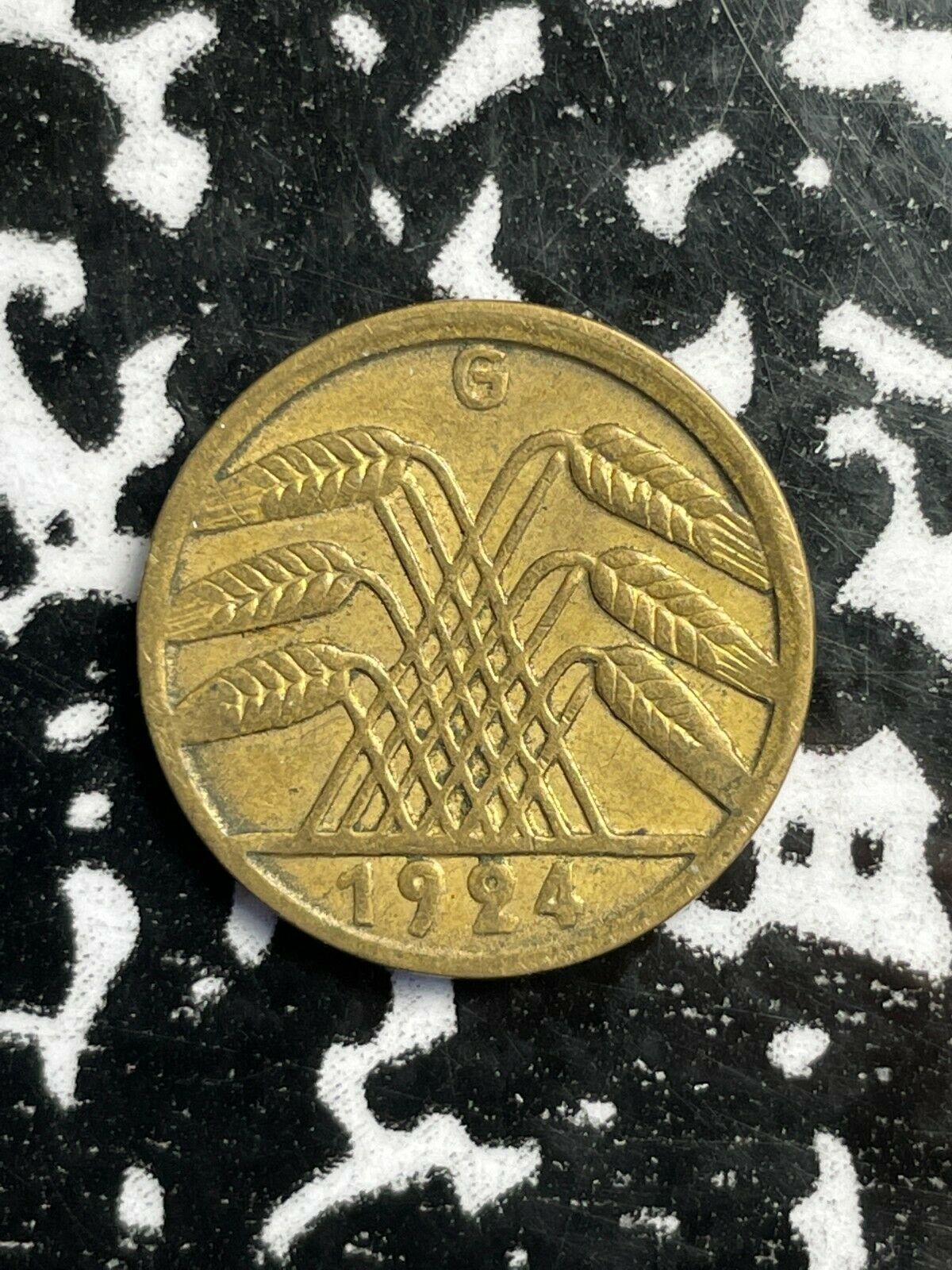 1924-g Germany 5 Pfennig Lot#x6706
